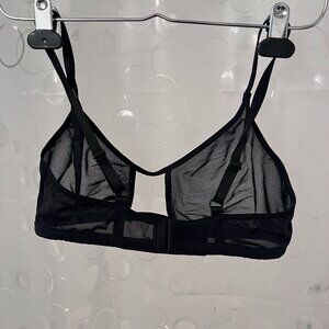 Negative Underwear Sieve Cutout Bra Black size 3